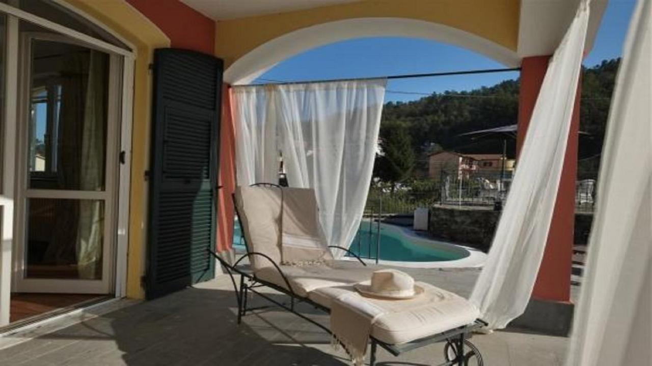 Villa Paola - Cinque Terre Unica! Pool E Ac! Pignone Luaran gambar