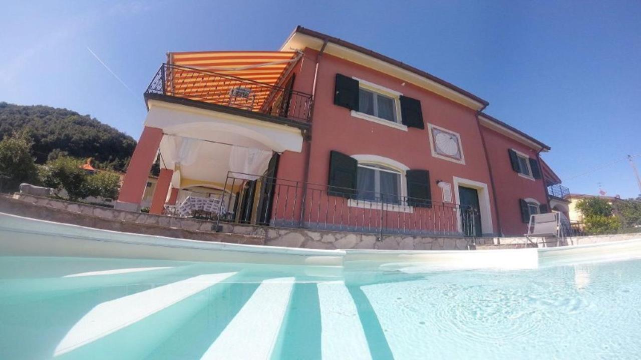 Villa Paola - Cinque Terre Unica! Pool E Ac! Pignone Luaran gambar